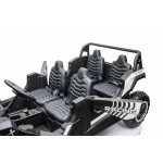 Elektrické autíčko Buggy ATV Racing UTV2000 Štvormiestne!!! Biela - 4 X 150W - 24V10Ah + 24V10Ah grátis